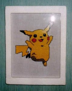 Pikachu au point de croix